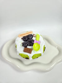 Blueberry Matcha Cake