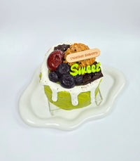 Sweet Matcha Berry Bliss Cake